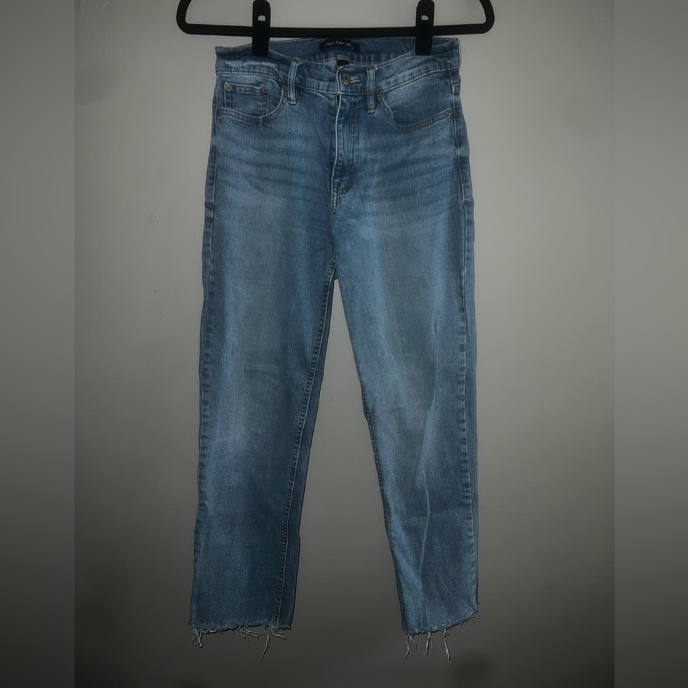 Calvin Klein Jeans Women’s Light Blue Straight Jeans